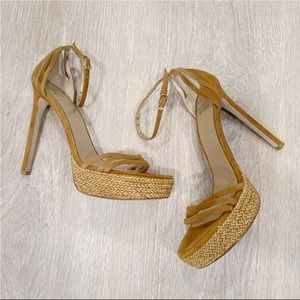Stuart Weitzman platform Sandals heels